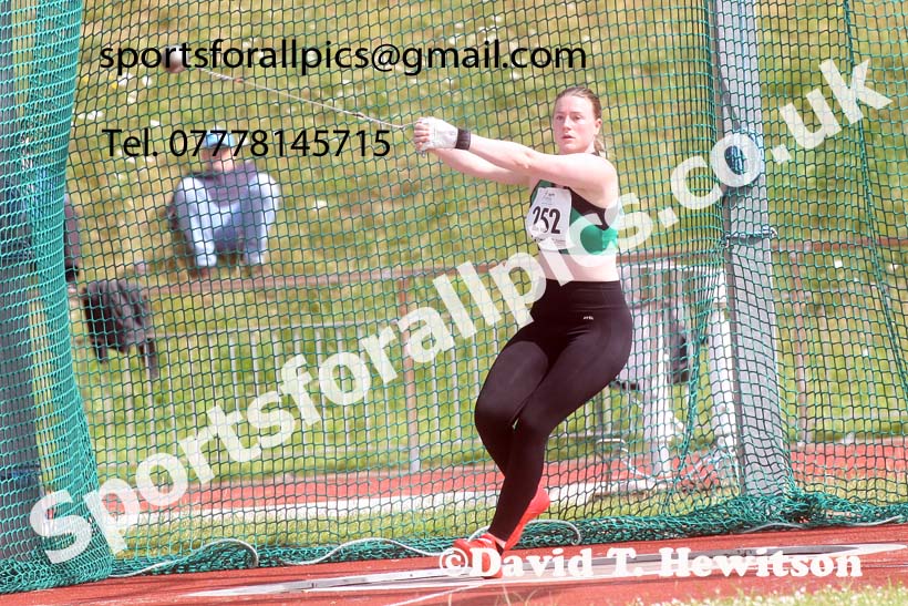 Senior womens hammer, 2022 Northern Senior and Under-20 Champs., Wavertree Athletics Centre, Liverpool. Photo: David T. Hewitson/Sports for All Pics
